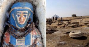 8 múmias egípcias em boas condições encontradas perto do Cairo