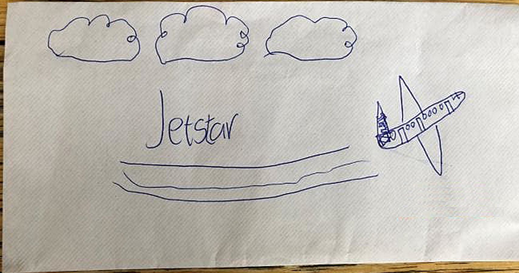Garoto de 9 anos escreve esta adoravel carta para Jetstar