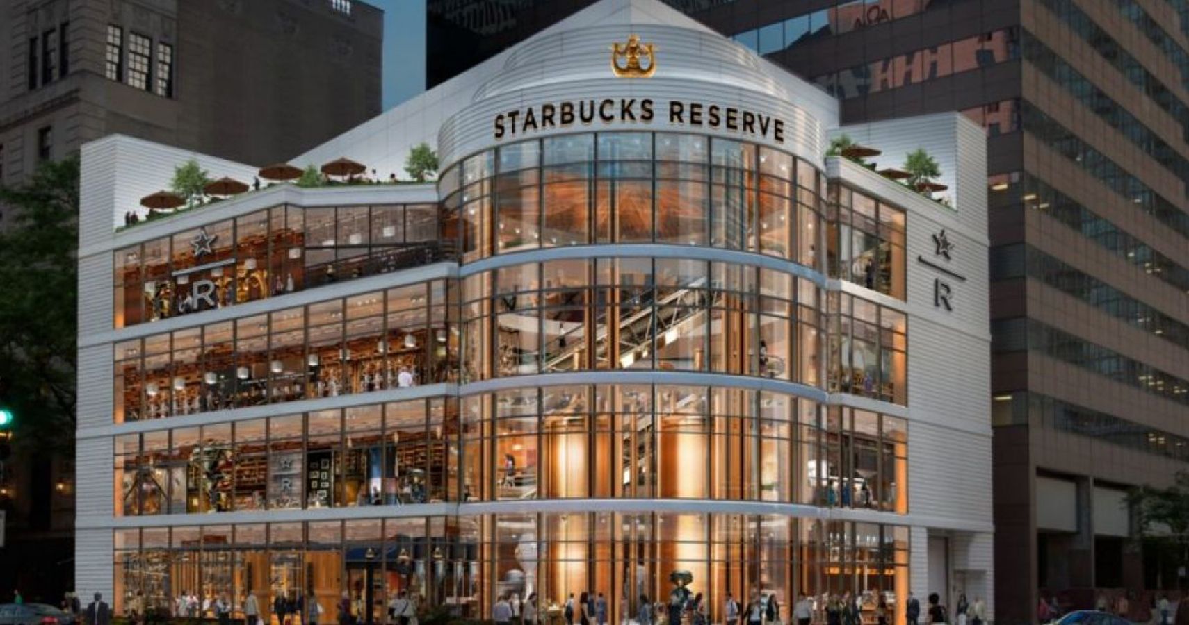 Maior Starbucks do mundo abrira na area de Chicago
