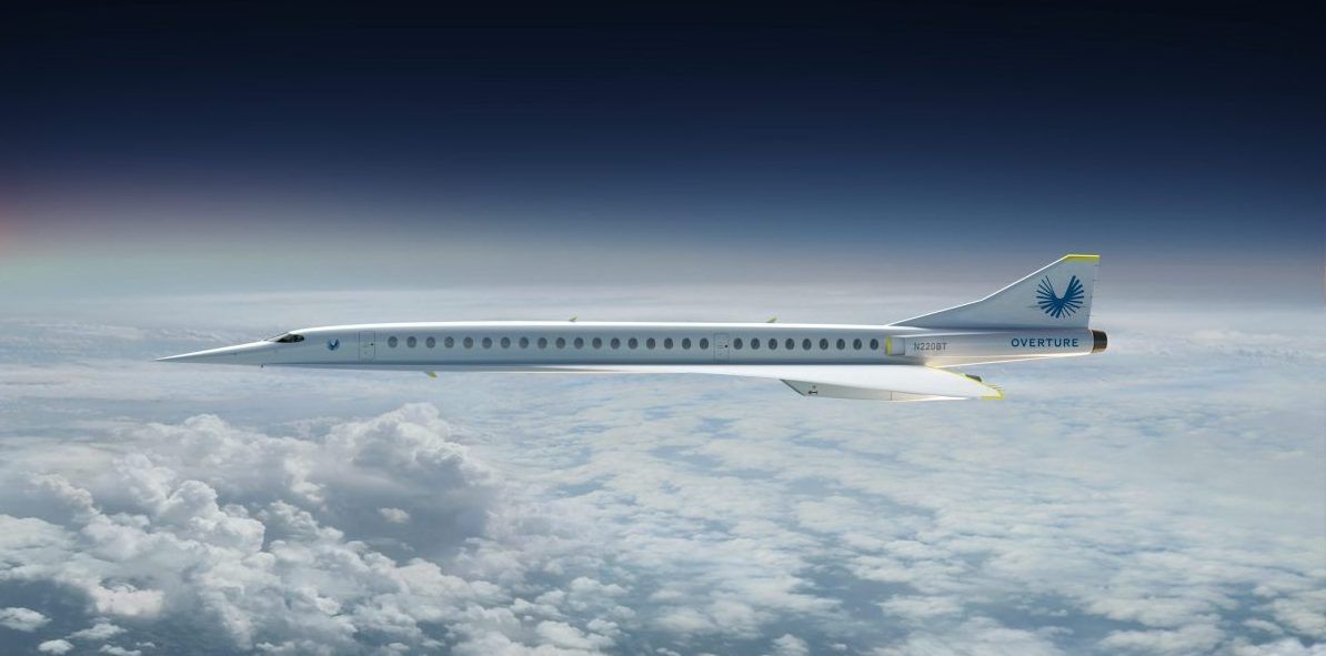 Algumas companhias aereas estao investindo em jatos supersonicos para o