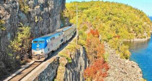 Amtrak traz de volta grandes carros Dome para passeios de folhagem de outono