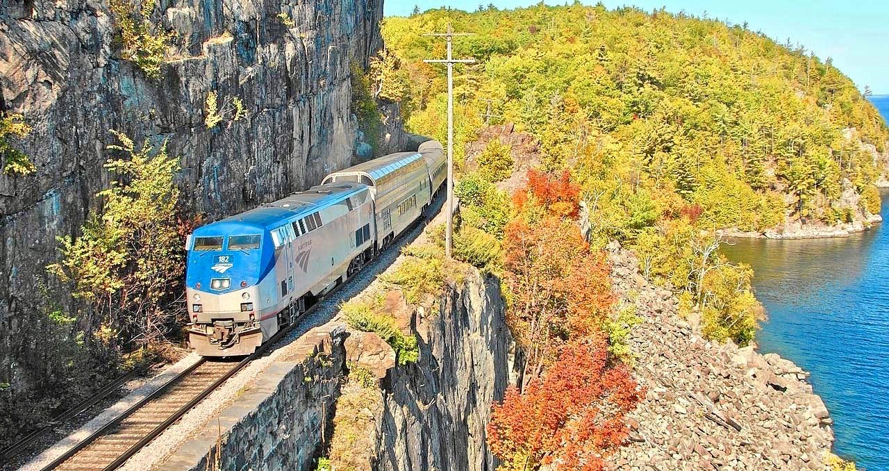 Amtrak traz de volta grandes carros Dome para passeios de