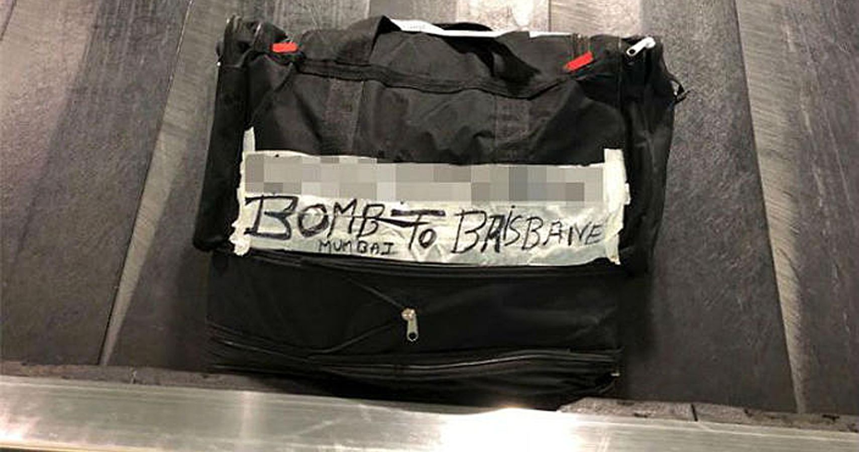 Avo desencadeia acidentalmente uma ameaca de bomba no aeroporto de