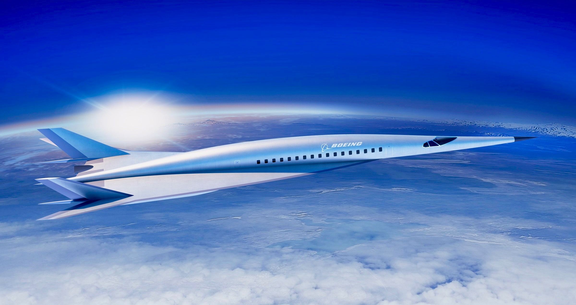 Boeing revela conceito para jato hipersonico