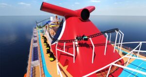 Carnival Cruise Ship contará com montanha-russa - uma inovação na indústria