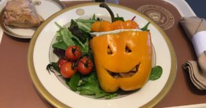 This Is What Air Force One Serves As Its Halloween In-Flight Meal