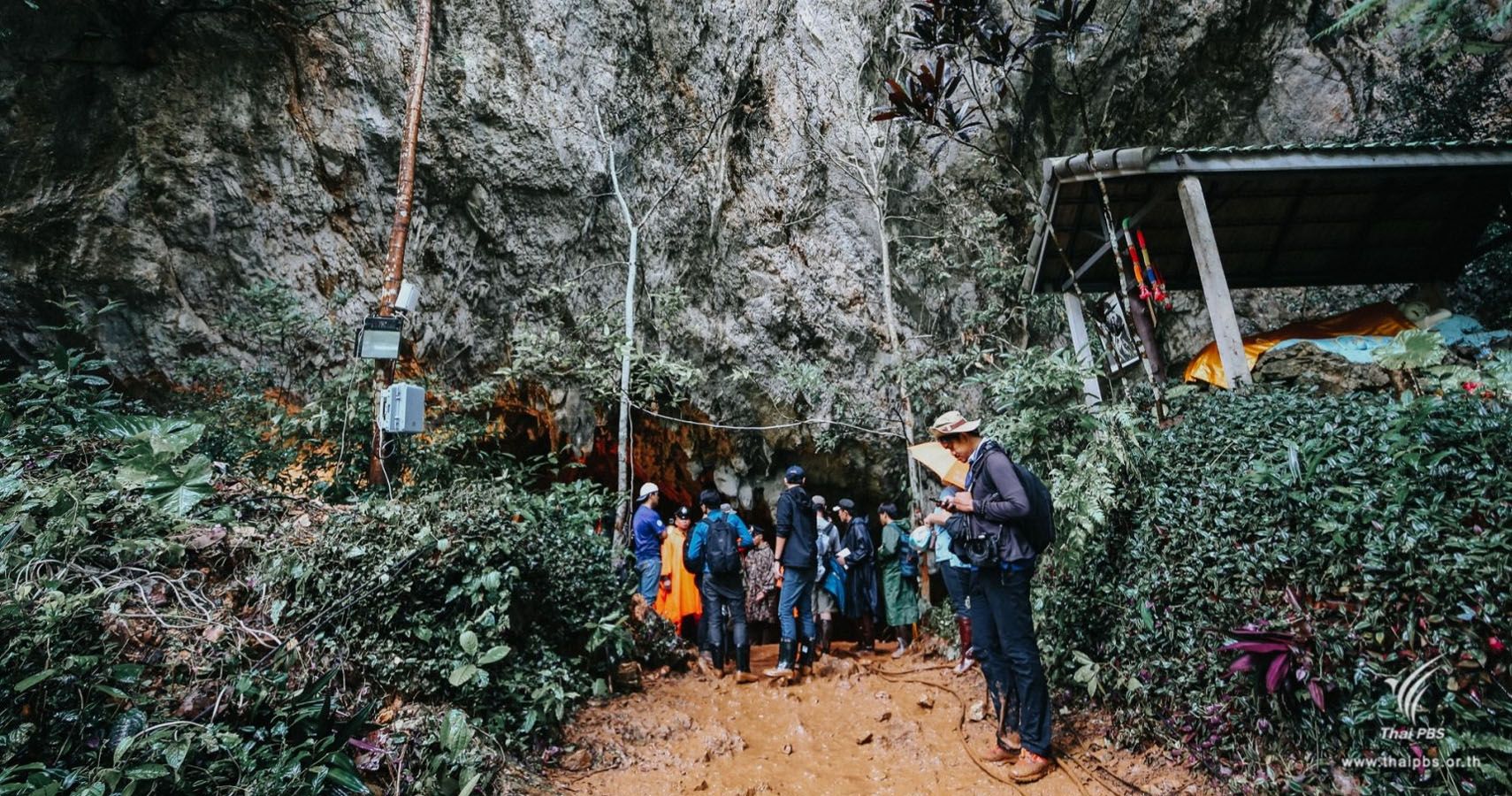 O local da caverna tailandesa conhecida pelo resgate do time